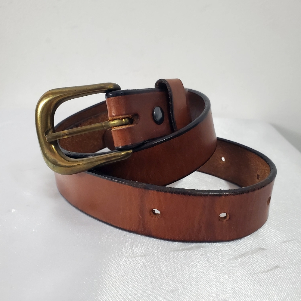 Vintage Belt Brown Leather Belt